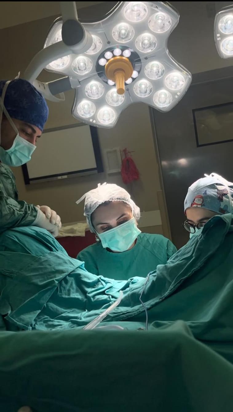 Advanced women's health surgery in progress